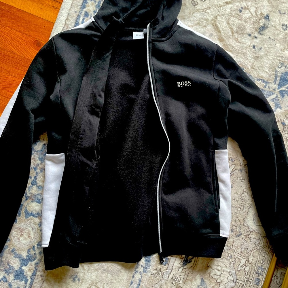 Selling black color Hugo boss jacket